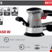سنباده لرزان 450 وات کرون مدل Crown CT13395 