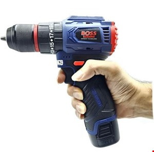 دریل شارژی پیچگوشتی ۲۴ ولت براشلس چکشی BOSS مدل Bs3030