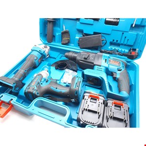 مجموعه 3 عددی دریل بتن کن و مینی فرز و بکس شارژی باس مدلBOOS 3PCS 