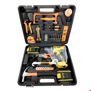 ست دریل چکشی شارژی 50 پارچه آپ اسپیریت UPSPRIT طرح دیوالت مدل HK-CD1009