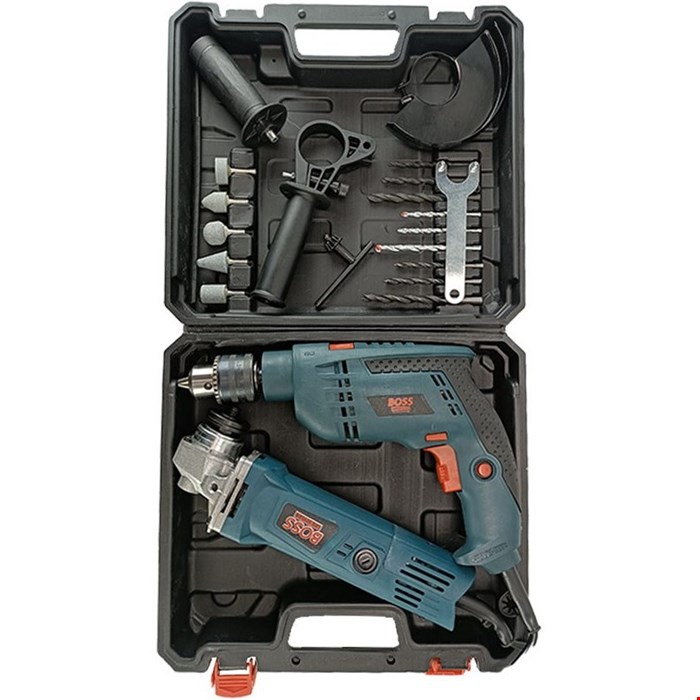 کیت دریل و مینی فرز کلید بغل باس مدل BS-6-100